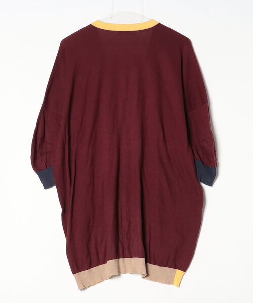 「iliann loeb」 7分袖ニット - パープル レディース_画像2