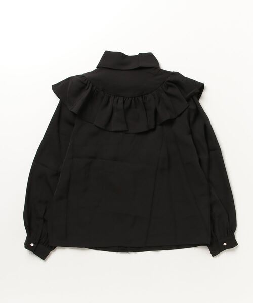 「ASTORIA ODIER」 7分袖ブラウス MEDIUM ブラック レディース_画像2