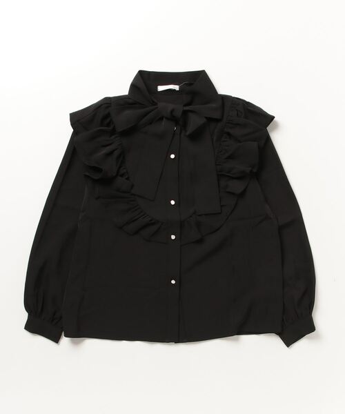「ASTORIA ODIER」 7分袖ブラウス MEDIUM ブラック レディース_画像5