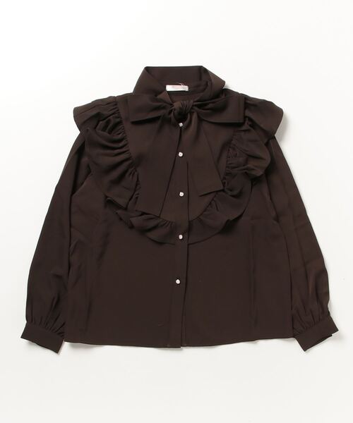 「ASTORIA ODIER」 7分袖ブラウス MEDIUM ブラック レディース_画像6
