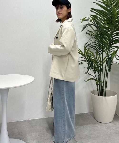 「WEGO」 「Meili Studio」デニムパンツ SMALL ブルー レディース_画像5