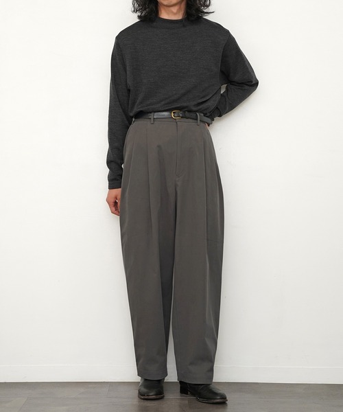「bukht」 スラックス 2 ベージュ メンズ_画像6