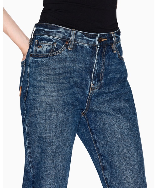 「ARMANI EXCHANGE」 デニムパンツ 25inch ダークブルー レディースの画像