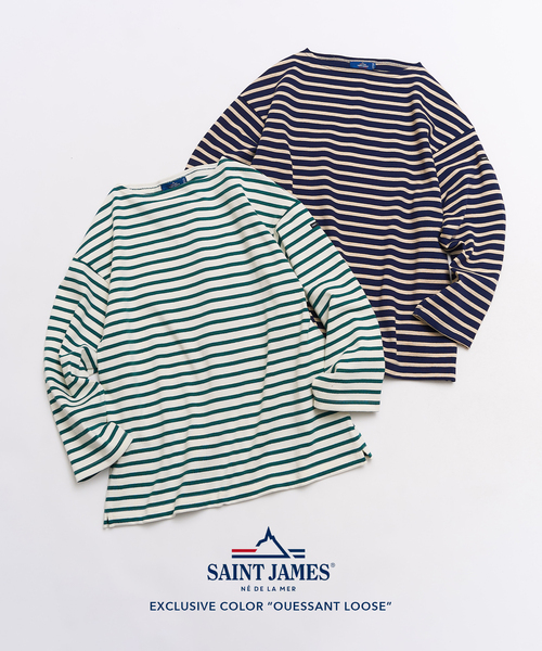 SAINT JAMES（セントジェームス） tシャツ 別注 ウエッソンルーズ
