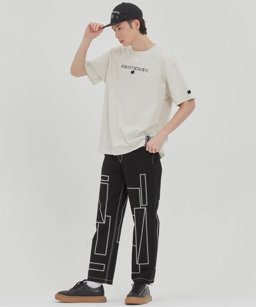 「ROMANTIC CROWN」 半袖Tシャツ SMALL アイボリー メンズ_画像5