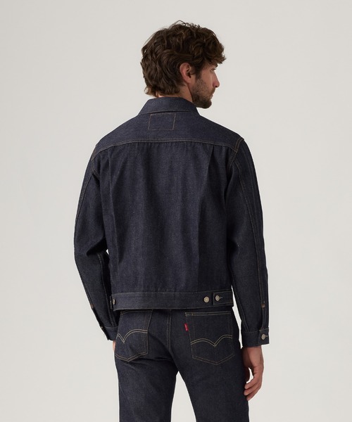 「Levi's」 デニムジャケット S ダークインディゴブルー メンズの画像