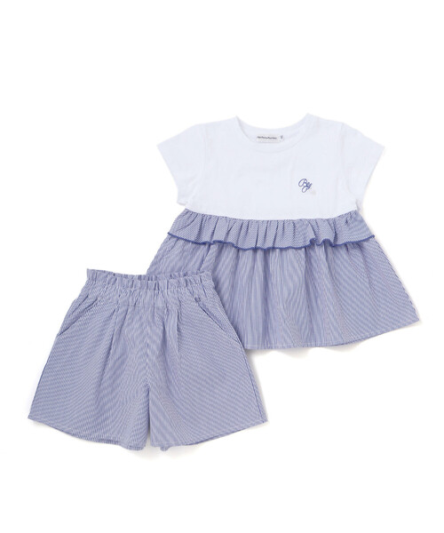 BeBe Petits Pois Vert（ベベ プチ ポワ ヴェール） セットアップ 
