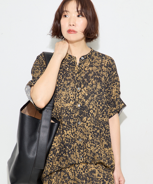 ジャーナルスタンダード　レサージュ　25S/S ラメモノトーンシャツ 美品 journal standard L'essage（ジャーナルスタンダード レサージュ