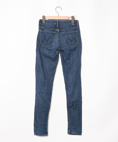 「MOTHER DENIM」 スキニーデニムパンツ 24 ブルー レディース_画像2