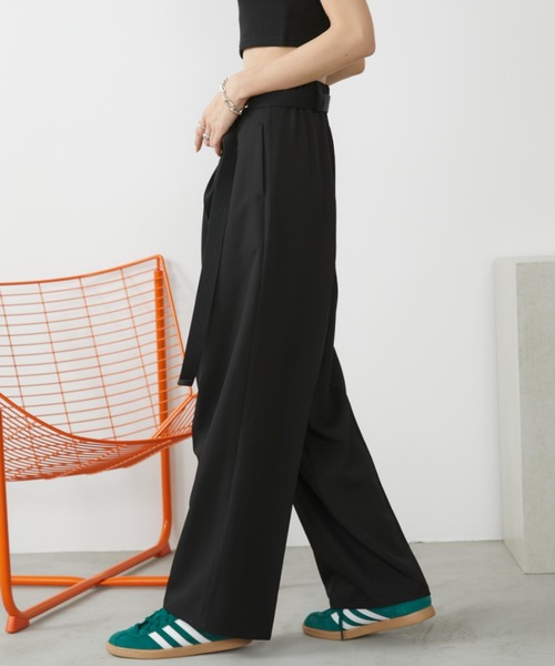 「Auntie Rosa Holiday」 パンツ SMALL ネイビー レディース_画像4