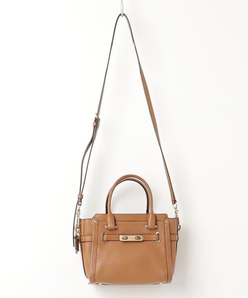 COACH ベージュ ホワイト バッグ COACH（コーチ） ワンポイント2WAYバッグ - ベージュ レディース