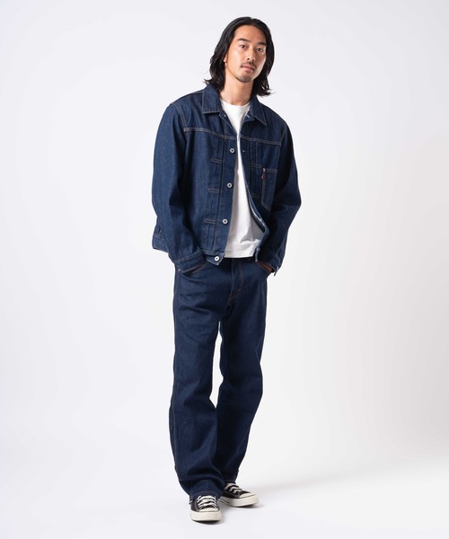 「Levi's」 デニムジャケット L ダークインディゴブルー メンズ_画像4