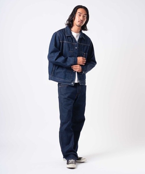 「Levi's」 デニムジャケット L ダークインディゴブルー メンズ_画像5