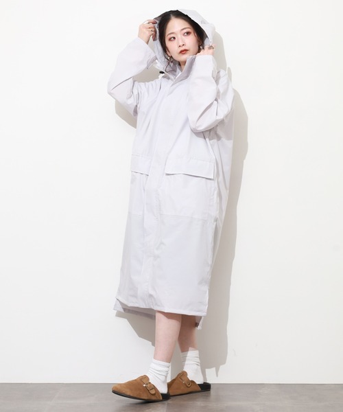 Vetements レインコート 白 nifty colors（ニフティカラーズ） カッパ レインコート カッパ ビッグ