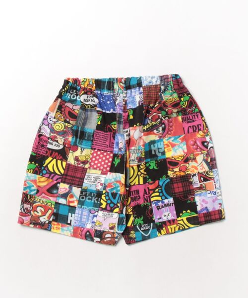 ヒステリックミニ半袖&長袖&半ズボン&パンツ100から130 HYSTERIC MINI（ヒステリックミニ） ハーフパンツ パンツ CRAZY QUILT