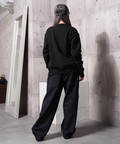カーディガン クロップド クルーネック / Cropped crew neck cardigan