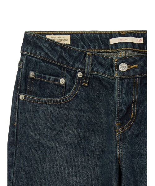 「LEVI'S VINTAGE CLOTHING」 デニムパンツ 26inch ダークインディゴブルー レディース_画像4