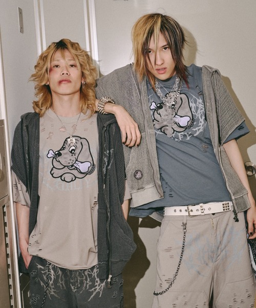 GALFY（ガルフィー） パーカー 「GALFY」病みに透けしポンチョ 