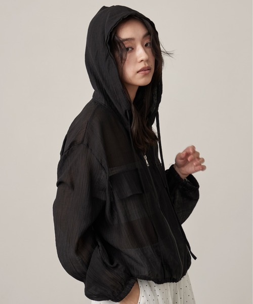 OFROOM ブルゾン アウター UV Cut Sheer Short Blouson｜UVカット