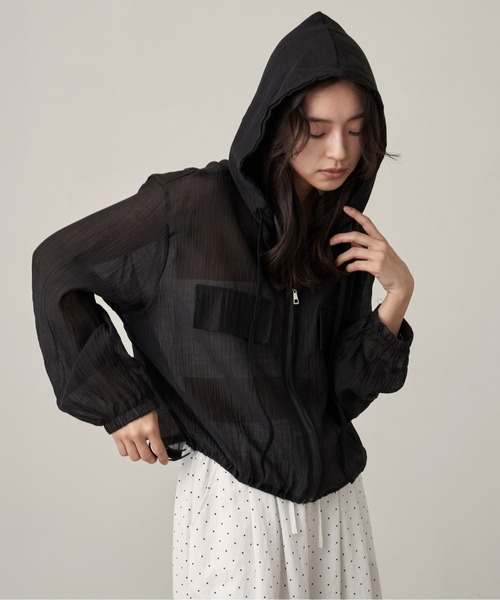 OFROOM ブルゾン アウター UV Cut Sheer Short Blouson｜UVカット
