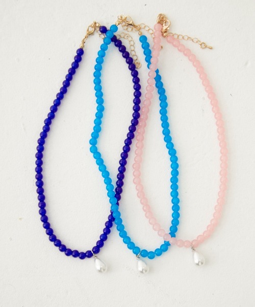 MIRROR STOKE ネックレス 「ZOZO限定／追加」COLOR BEADS NECKLACE