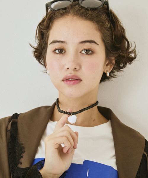 可愛いビーズ　ネックレス MIRROR STOKE ネックレス 「ZOZO限定／追加」COLOR BEADS NECKLACE