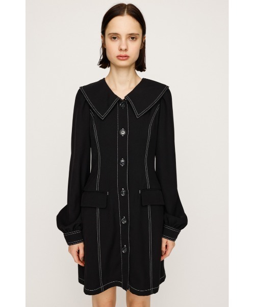 「SLY」 長袖ワンピース 1 グレー レディース_画像4