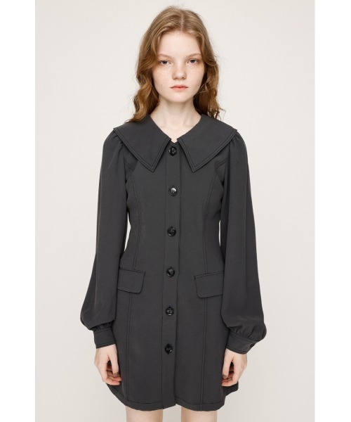 「SLY」 長袖ワンピース 1 グレー レディース_画像7
