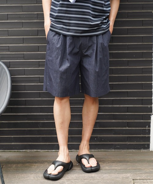 BAYFLOW（ベイフロー） ワイドパンツ パンツ 90'sワイドショートパンツ