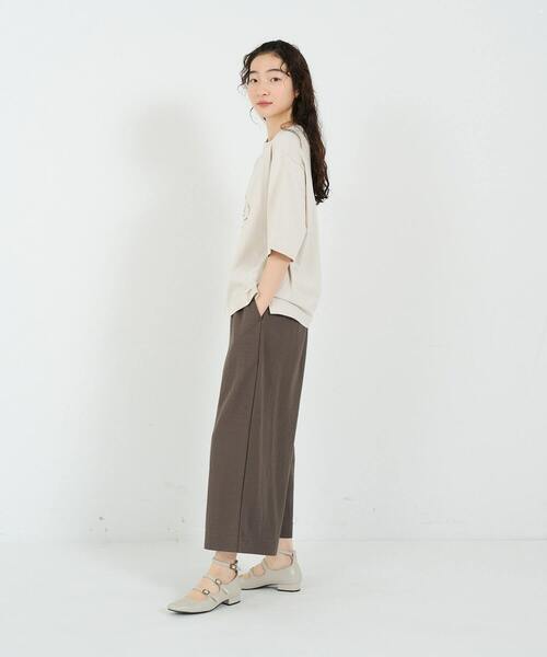 「conges payes ADIEU TRISTESSE」 半袖Tシャツ FREE アイボリー レディース_画像2