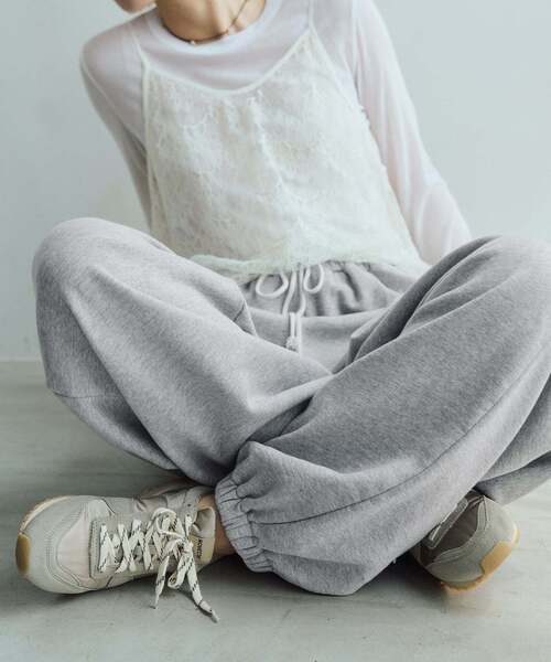 IENA LA BOUCLE イエナラブークル ワイドパンツ スウェットパンツ ジャージ ピグメントバイオスウェットパンツ レディース ZOZOTOWN Yahoo 店 - 通販 - Yahoo ショッピング