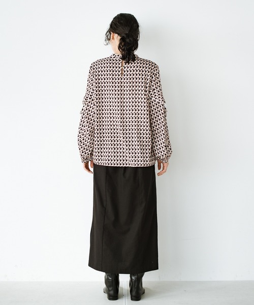 「ANNA LUNA」 長袖ブラウス LARGE ブラック レディース_画像9