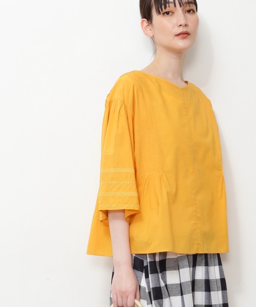 「human woman」 長袖ブラウス MEDIUM パープル レディース_画像2