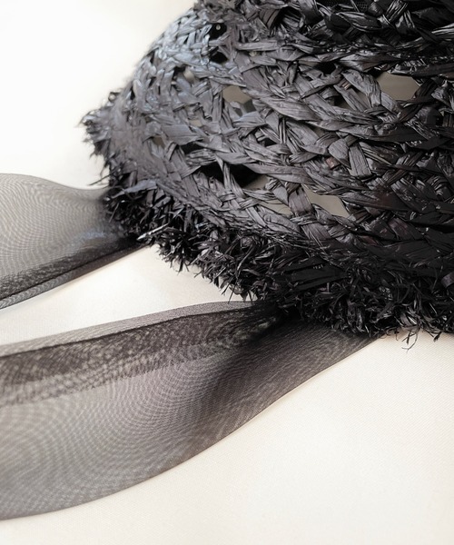 「ORIENT MILLINERY」 ハット - ブラック レディース_画像6