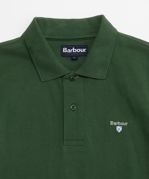 「Barbour」 半袖ポロシャツ SMALL ホワイト メンズ_画像2