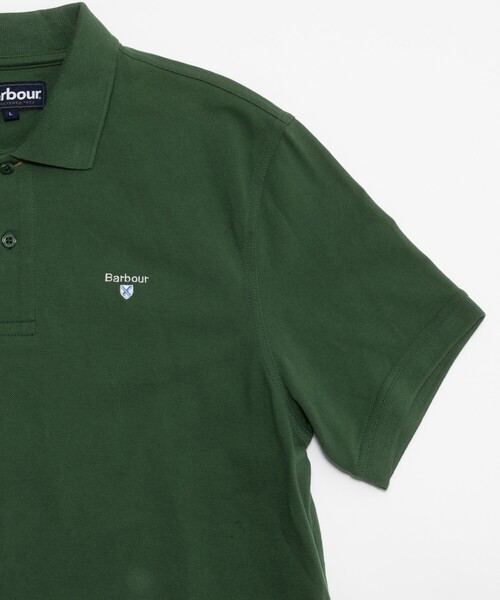 「Barbour」 半袖ポロシャツ SMALL ホワイト メンズ_画像5