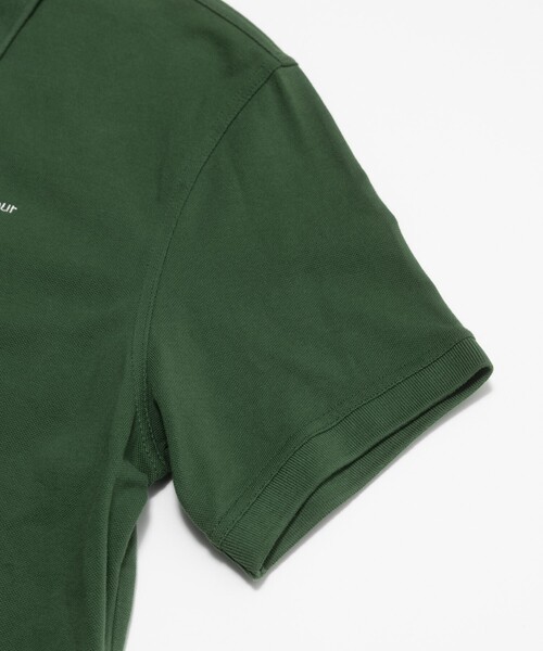 「Barbour」 半袖ポロシャツ SMALL ホワイト メンズ_画像6