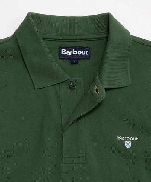 「Barbour」 半袖ポロシャツ SMALL ホワイト メンズ_画像9