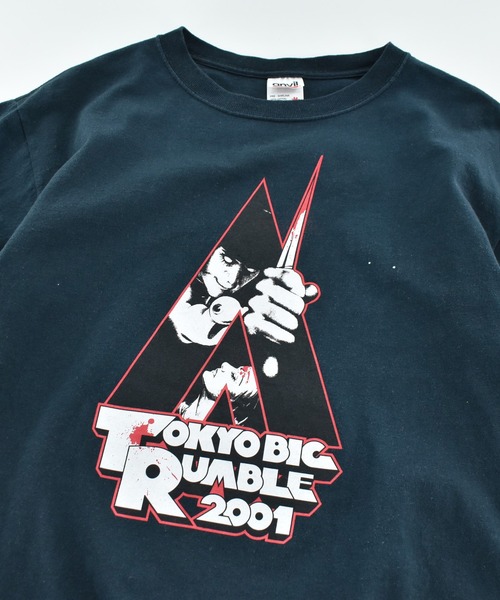 anvil（アンビル） tシャツ 「USED」anvil “TOKYO BIG RUMBLE 2001