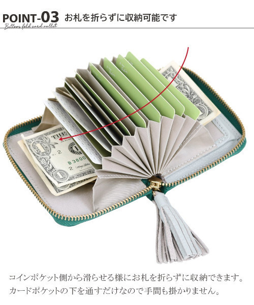 「perche」 財布 FREE シルバー レディース_画像8