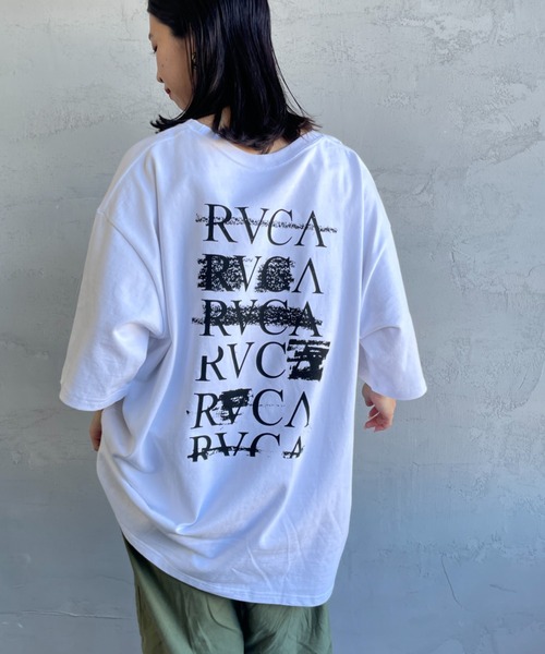 「RVCA」 半袖Tシャツ X-LARGE ブラック レディース_画像9