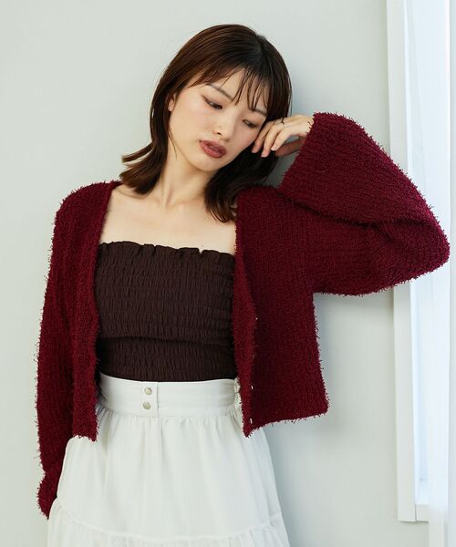 「MAJESTIC LEGON」 ニットアンサンブル MEDIUM ピンク レディース_画像9