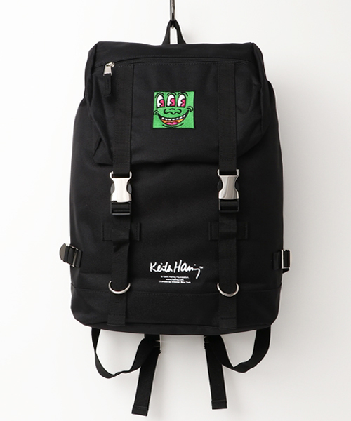 Keith Haring（キース ヘリング） デイバック リュック 刺繍入り