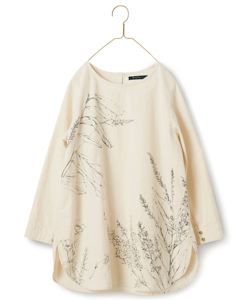 トップス sunny Sunny clouds（サニークラウズ） tシャツ 刺しゅう袖のTトップス