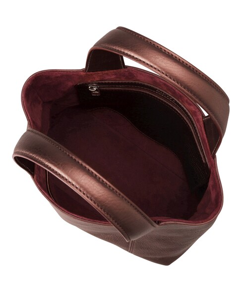 HIROFU（ヒロフ） トートバッグ 「ヴィータ」レザートートバッグ S 本