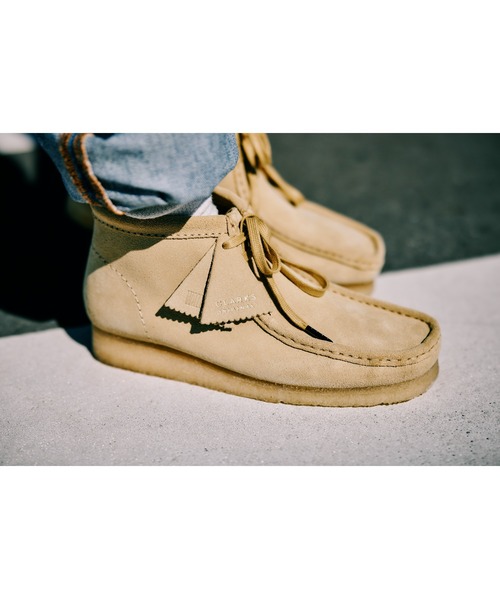 Clarks（クラークス） デッキシューズ モカシン W Wallabee Boot