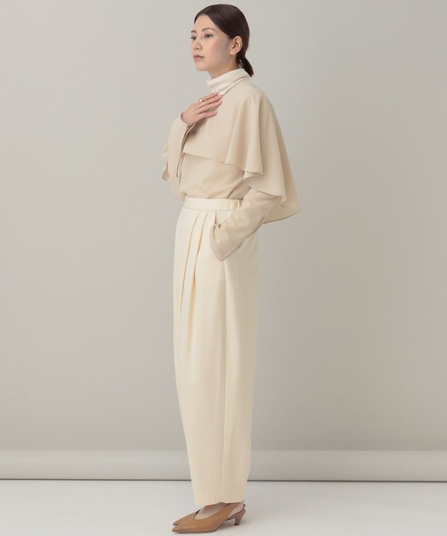 パンツ Curensology(カレンソロジー)/ウールビッグテーパードパンツ Curensology カレンソロジー