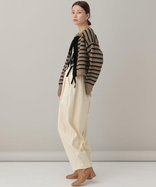 パンツ Curensology(カレンソロジー)/ウールビッグテーパードパンツ Curensology カレンソロジー