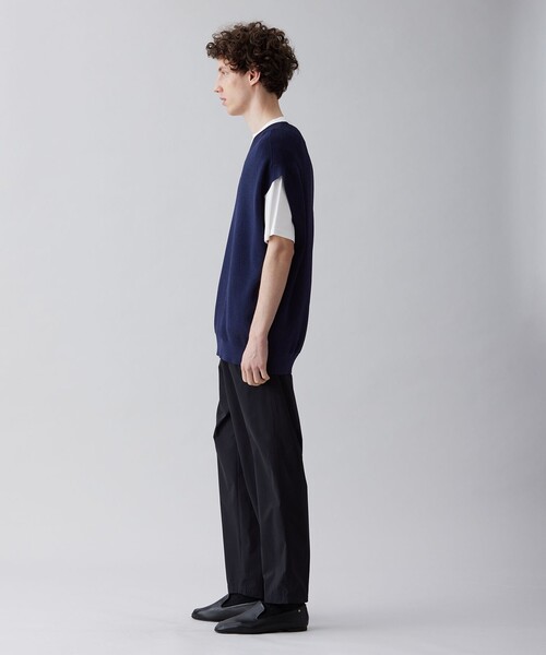 UNFILO（アンフィーロ） ベスト ジレ イージーケア ニットベスト