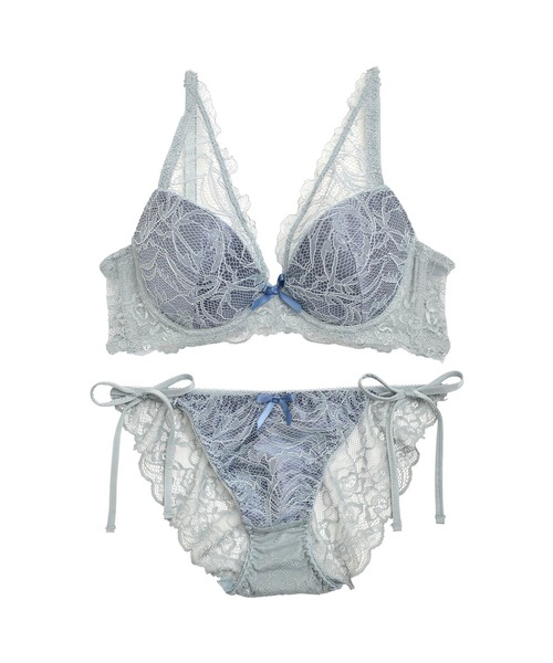【BLVCK PARIS】ホワイト フローラル Floral ショーツ セール】【northerly bra 楽ちんフィットシリーズ脇高U字